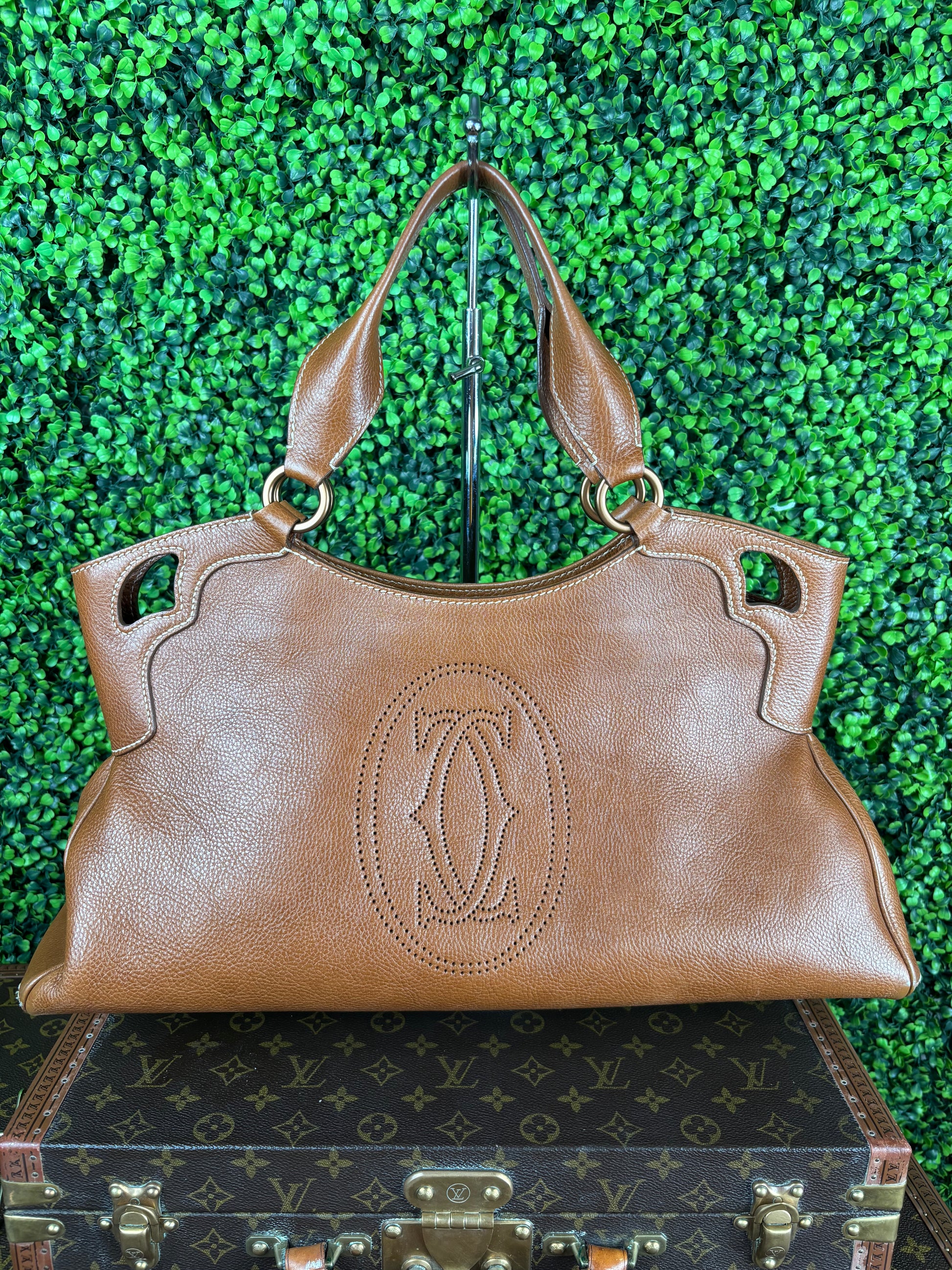 Cartier Marcello Leather Tote Bag