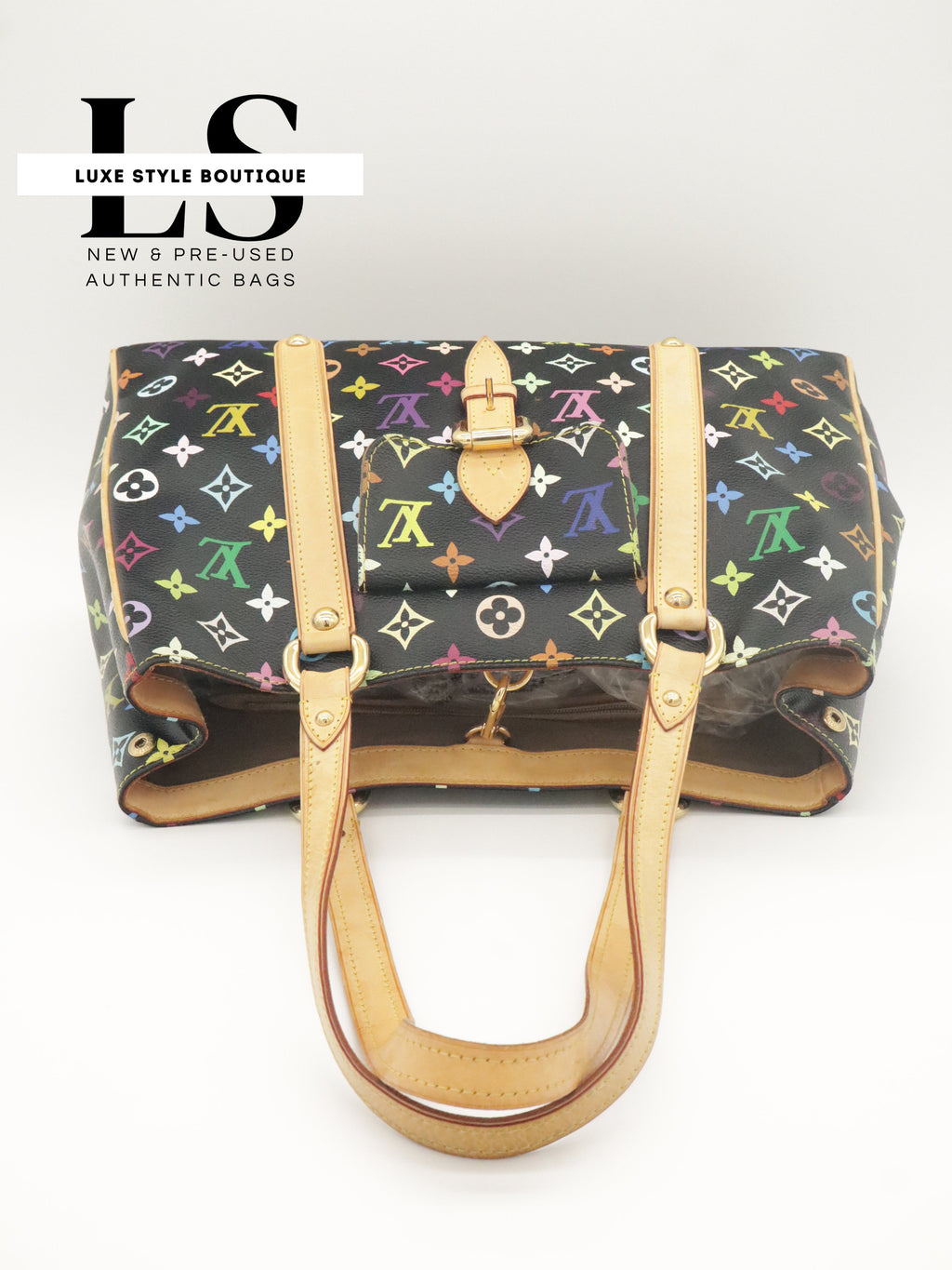 Louis Vuitton Aurelia MM Monogram Multicolor Black