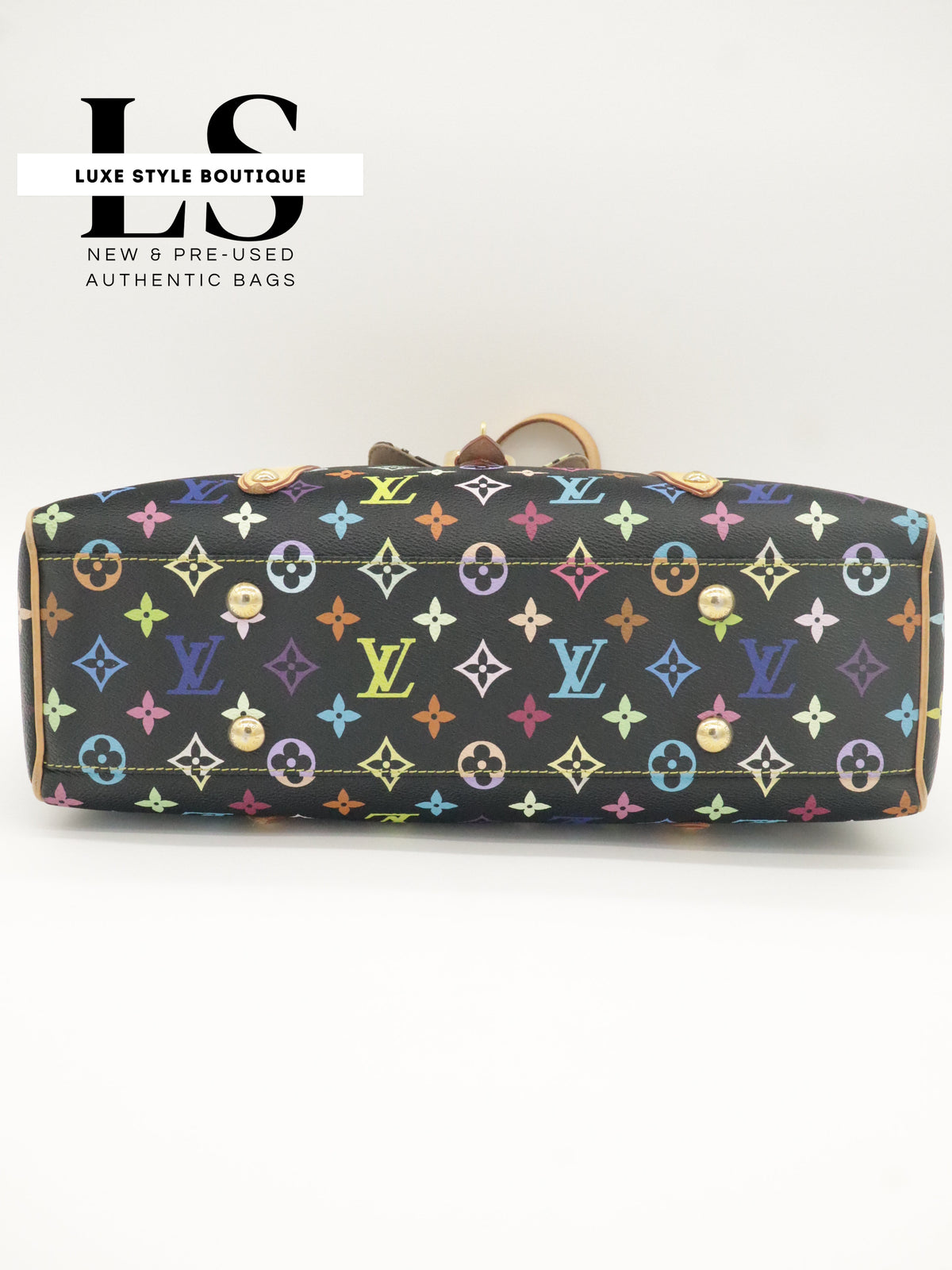Louis Vuitton Aurelia MM Monogram Multicolor Black
