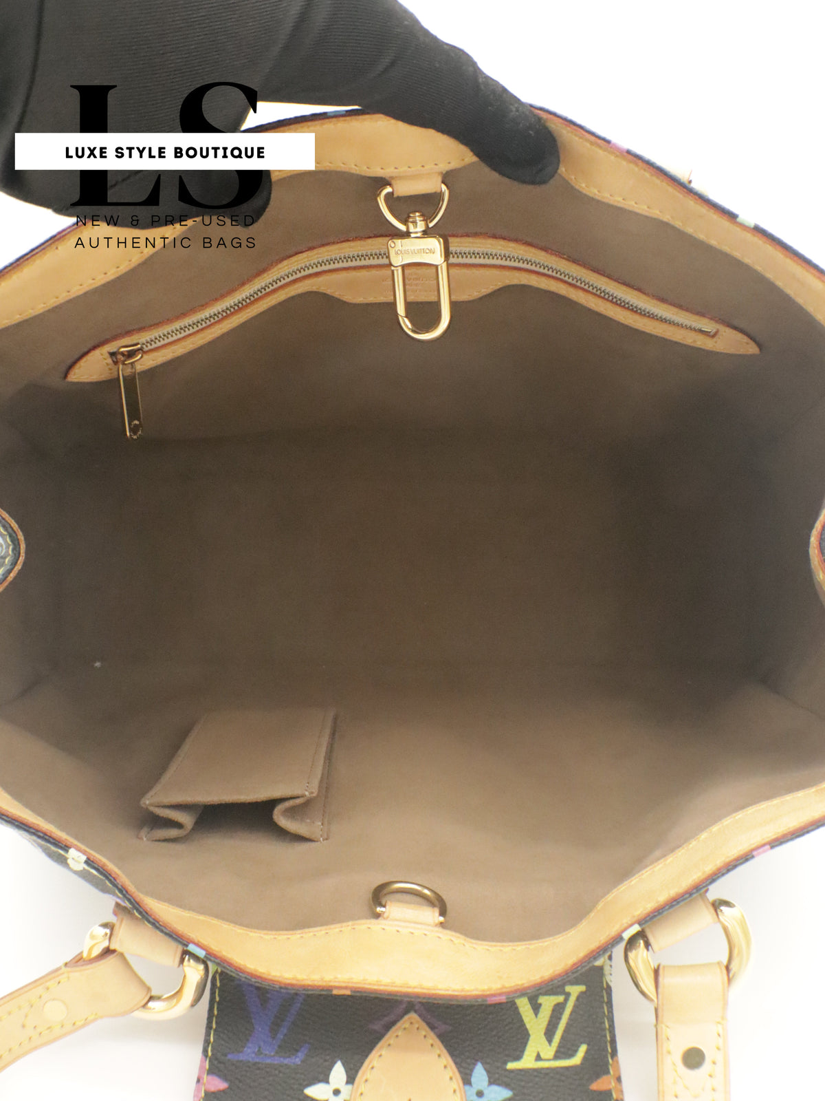 Louis Vuitton Aurelia MM Monogram Multicolor Black