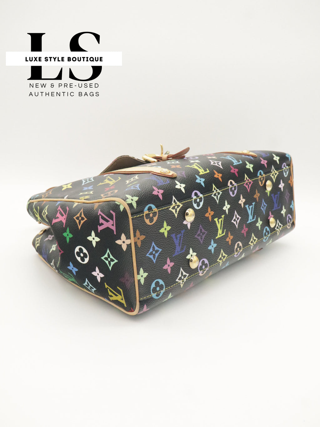 Louis Vuitton Aurelia MM Monogram Multicolor Black