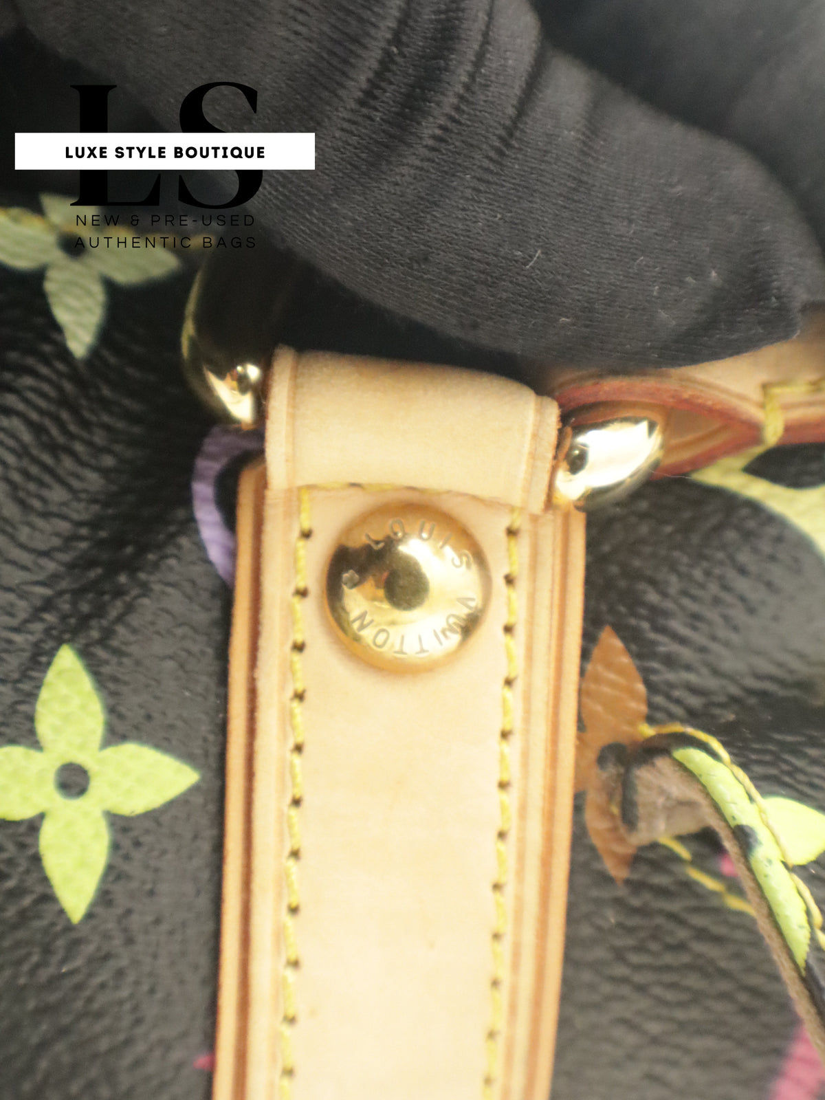 Louis Vuitton Aurelia MM Monogram Multicolor Black