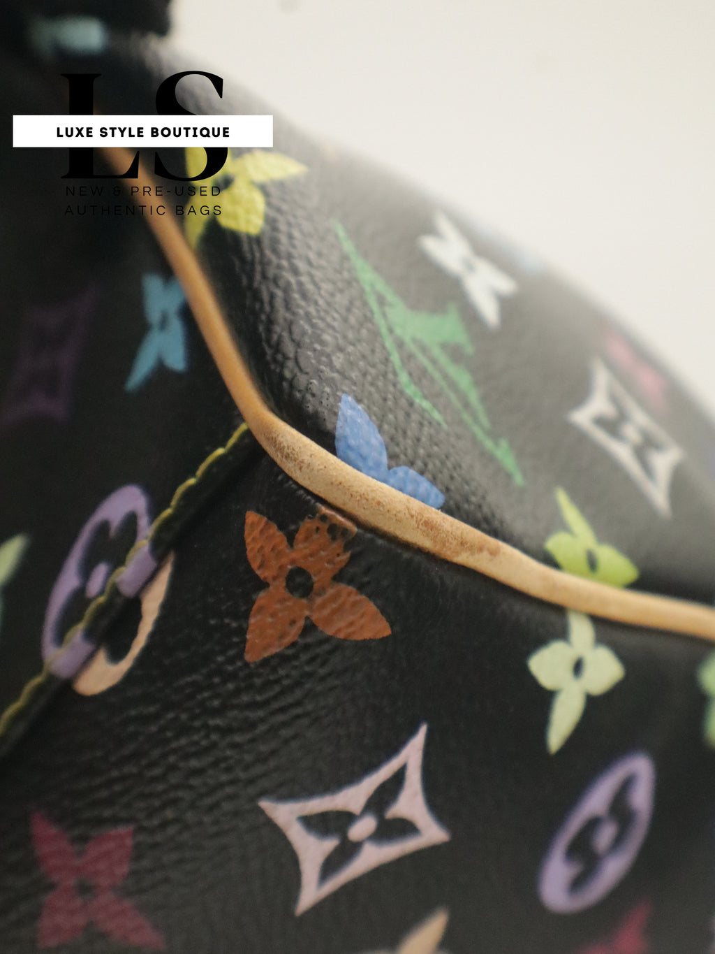Louis Vuitton Aurelia MM Monogram Multicolor Black