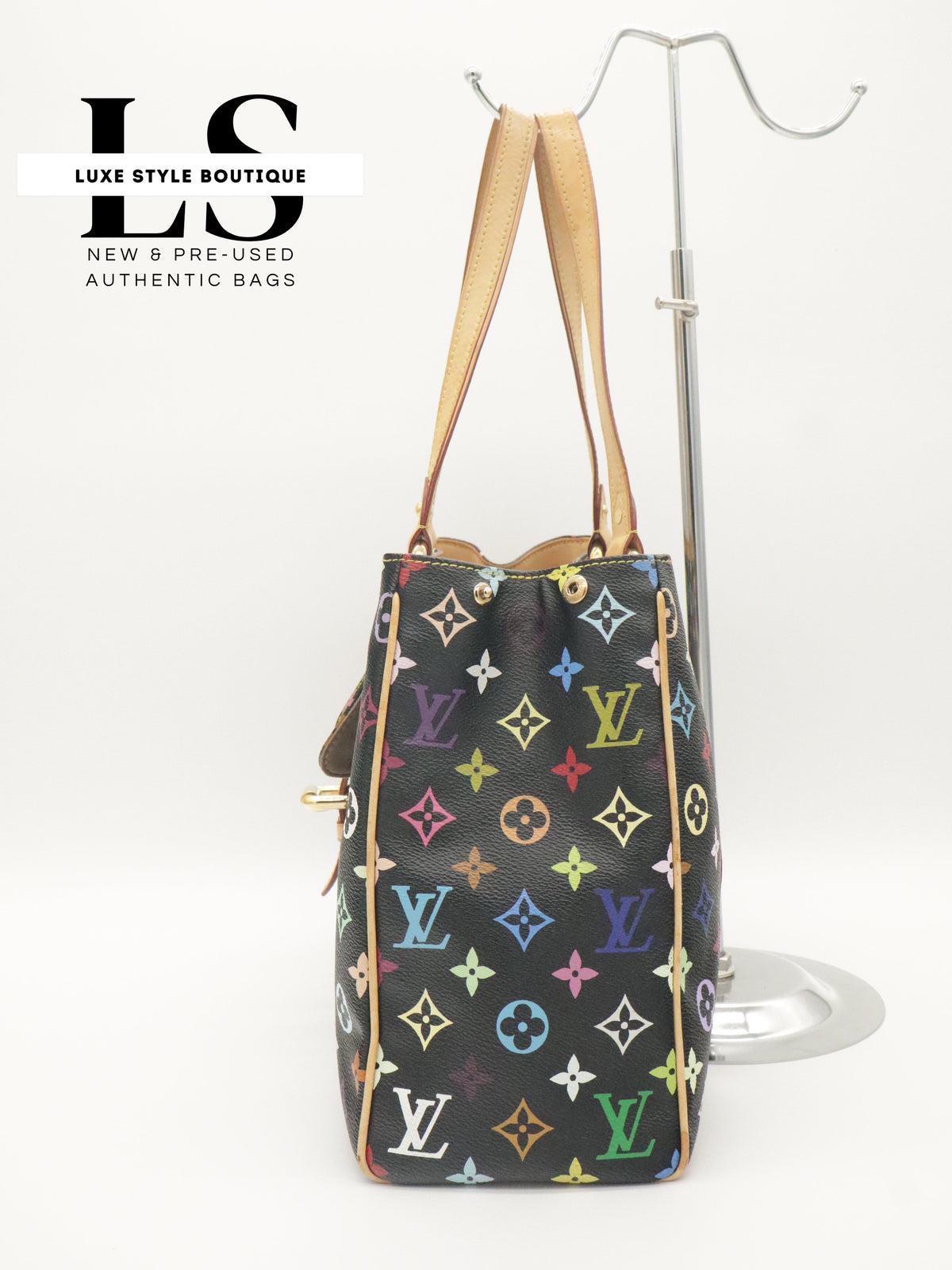 Louis Vuitton Aurelia MM Monogram Multicolor Black