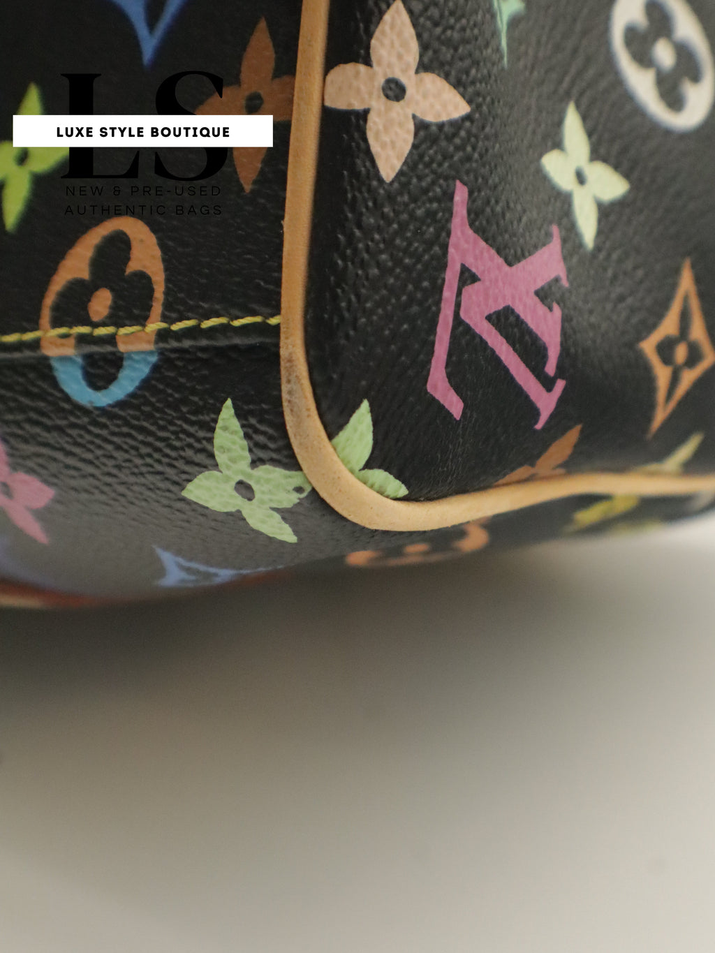 Louis Vuitton Aurelia MM Monogram Multicolor Black