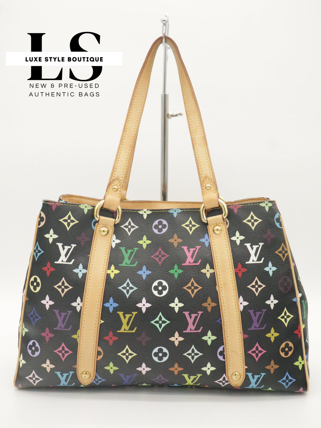 Louis Vuitton Aurelia MM Monogram Multicolor Black