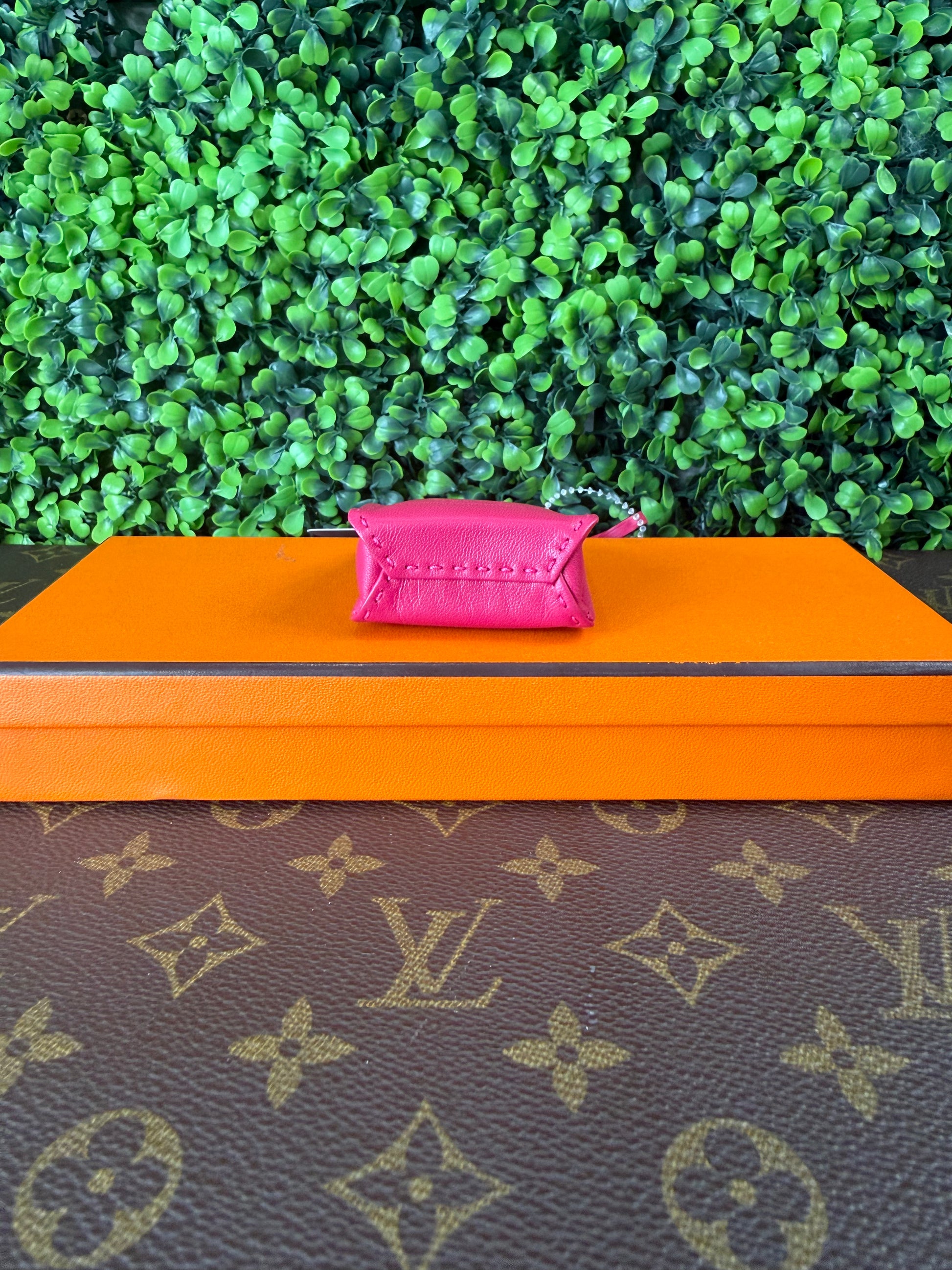 Hermes Rose Bag Charm