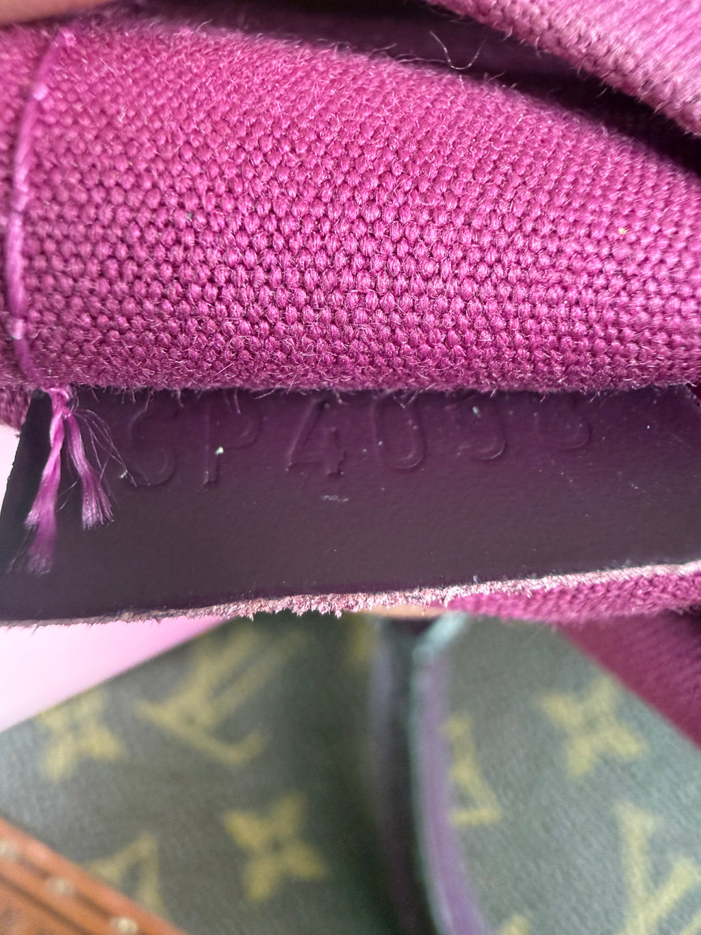 Louis Vuitton Speedy 25 Epi Purple