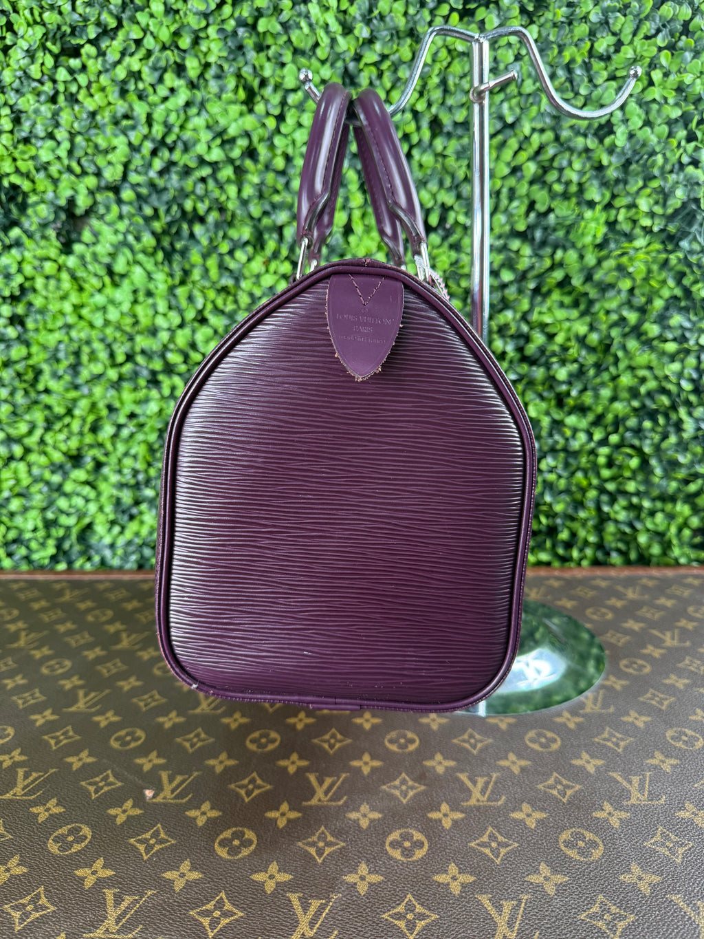 Louis Vuitton Speedy 25 Epi Purple