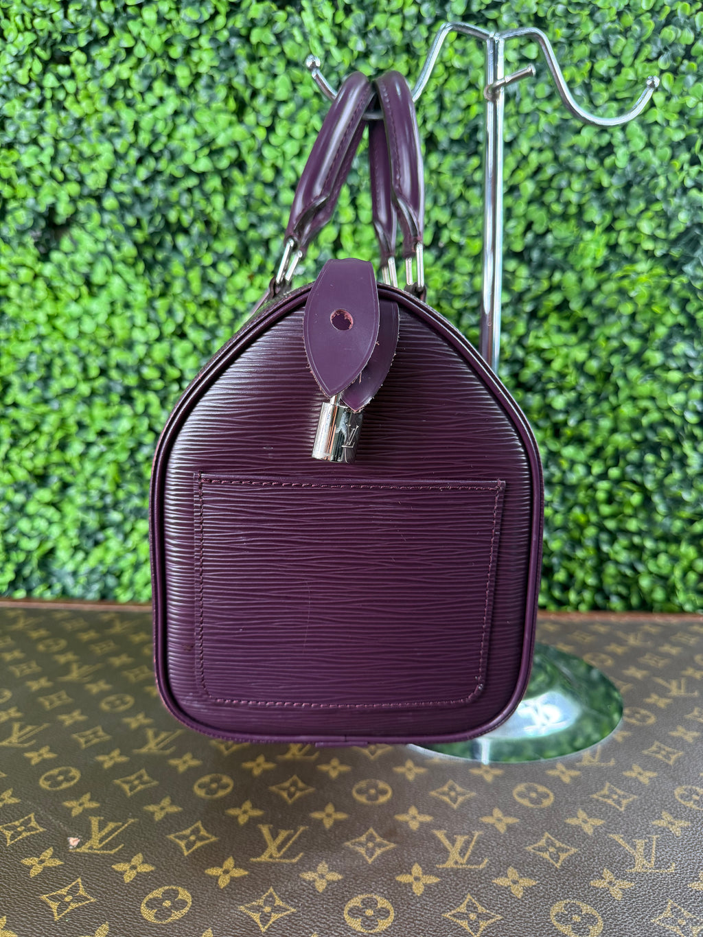 Louis Vuitton Speedy 25 Epi Purple
