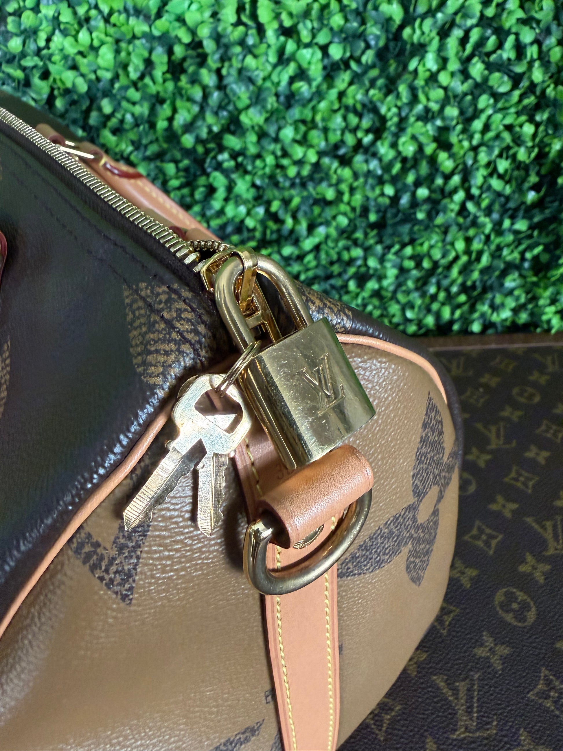 Louis Vuitton Speedy 30 Giant Tote Reverse