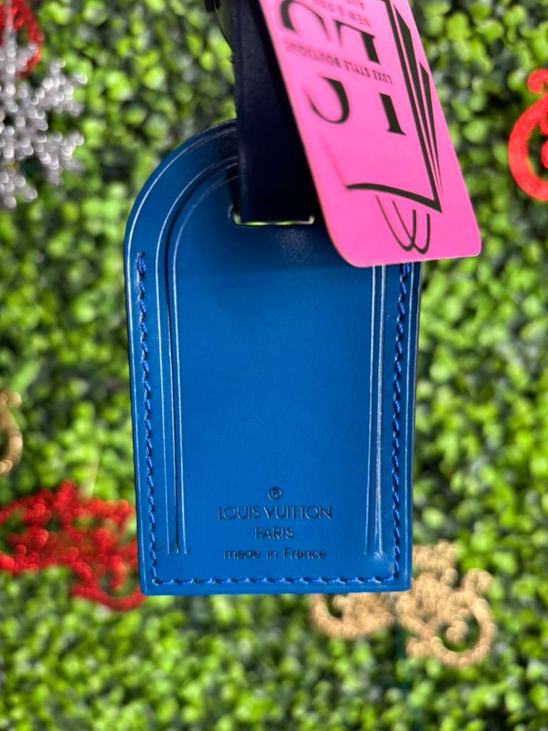 Louis Vuitton Tag Vachetta Blue