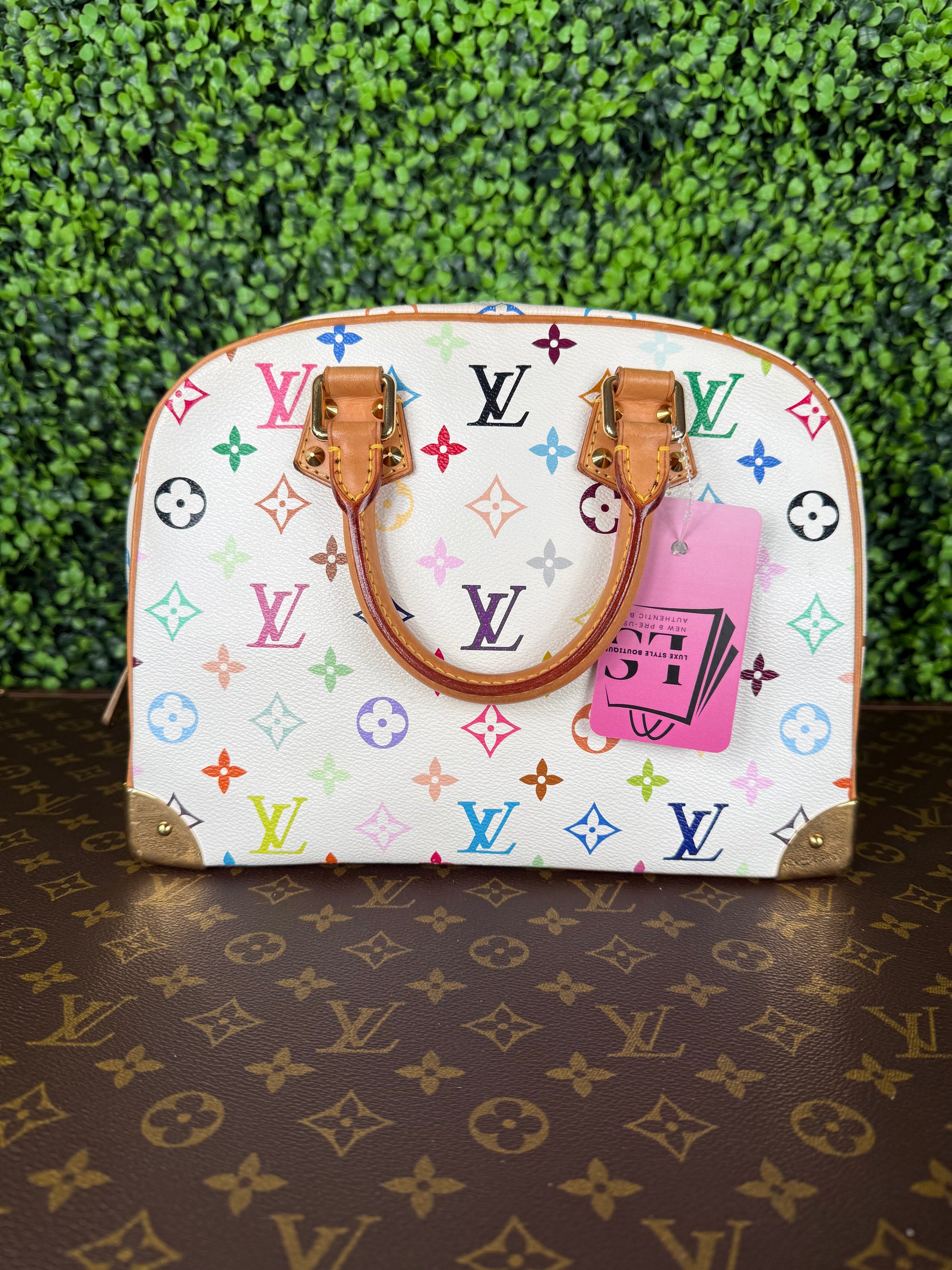 Louis Vuitton White Multicolor Trouville