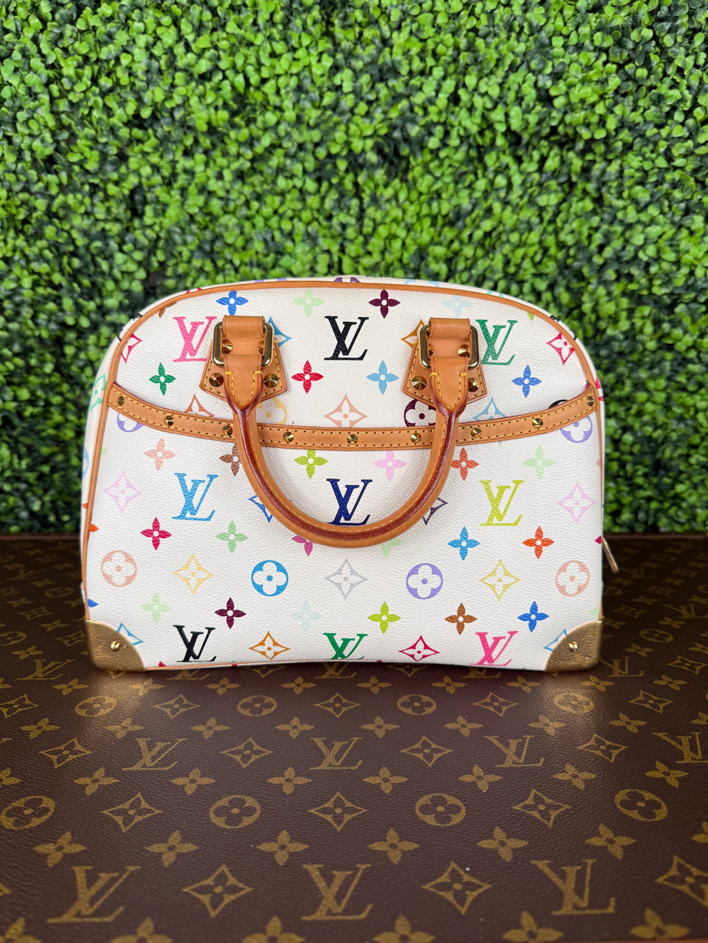 Louis Vuitton White Multicolor Trouville