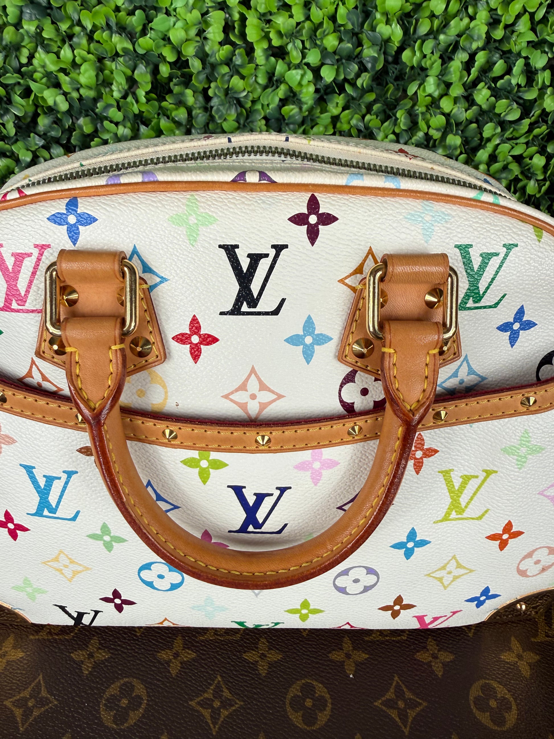 Louis Vuitton White Multicolor Trouville