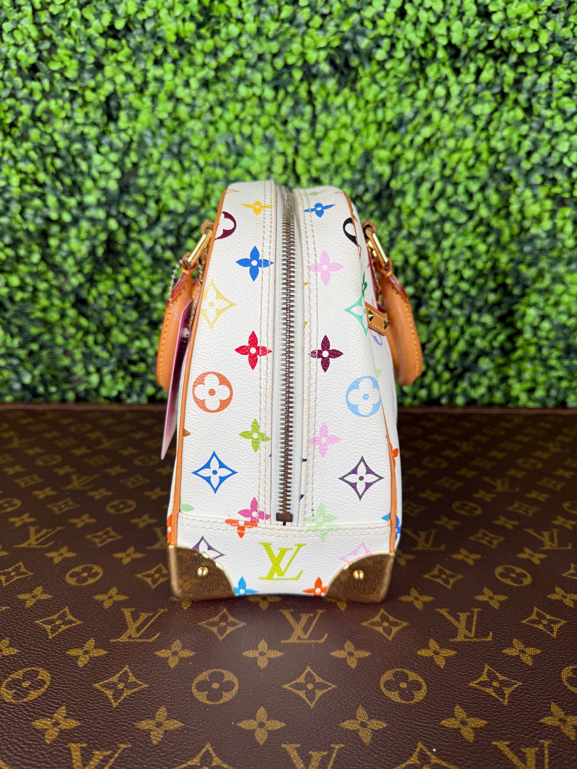 Louis Vuitton White Multicolor Trouville