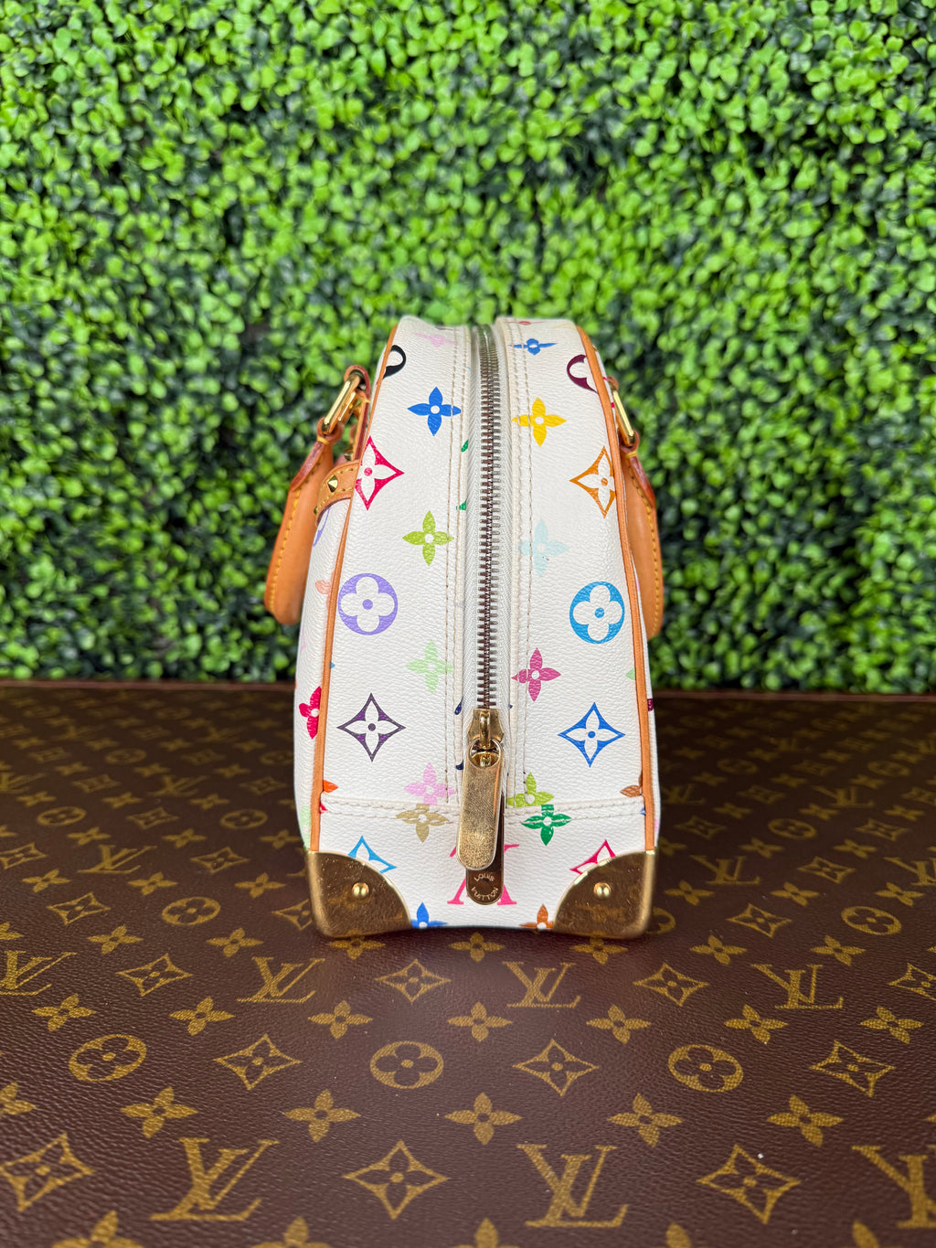 Louis Vuitton White Multicolor Trouville