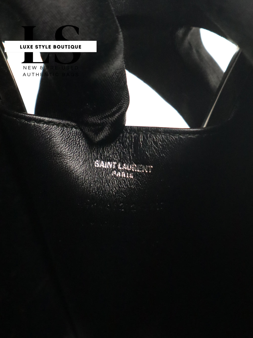 YSL Leather "Love Box" Crossbody Bag