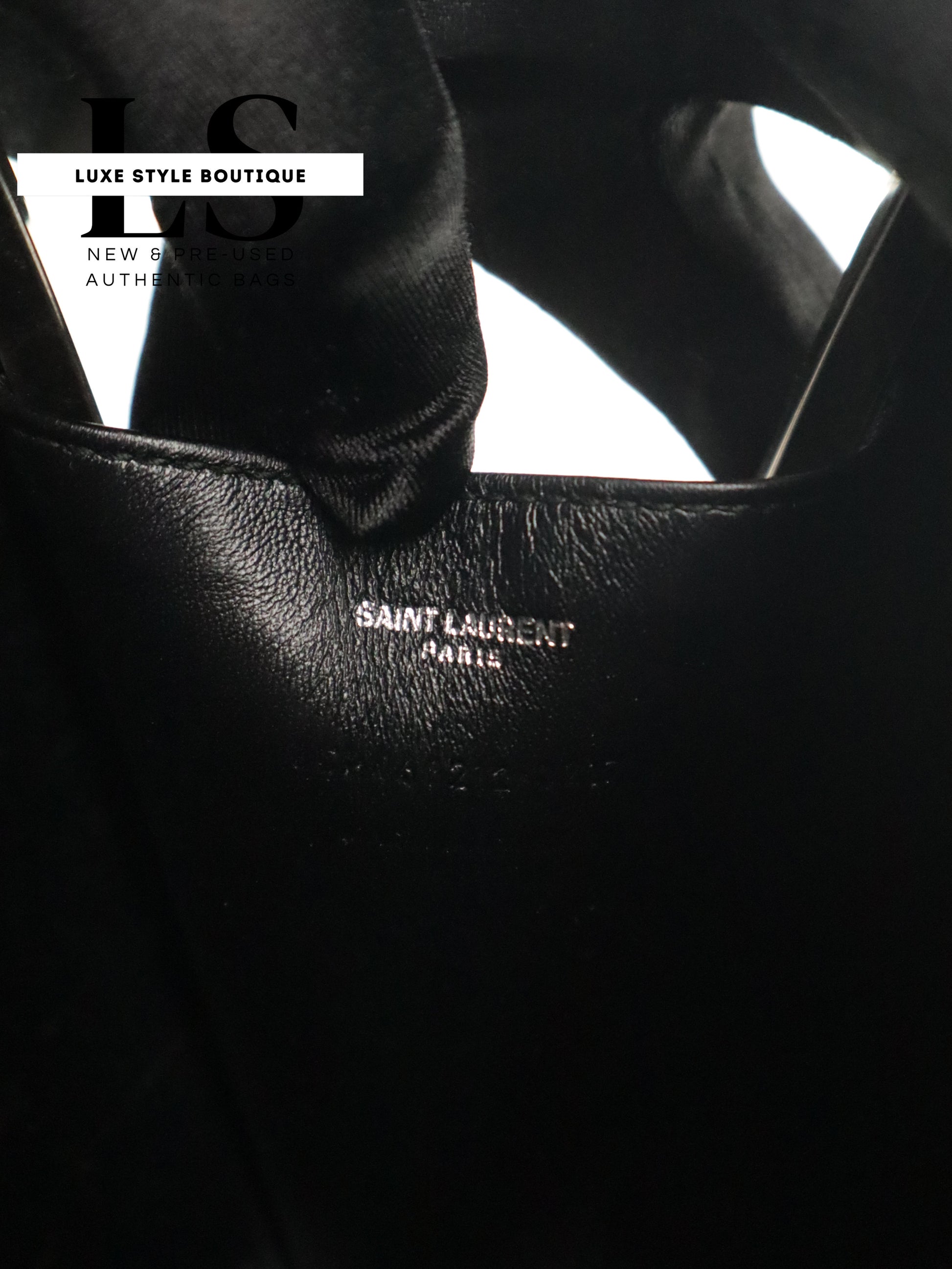 YSL Leather "Love Box" Crossbody Bag